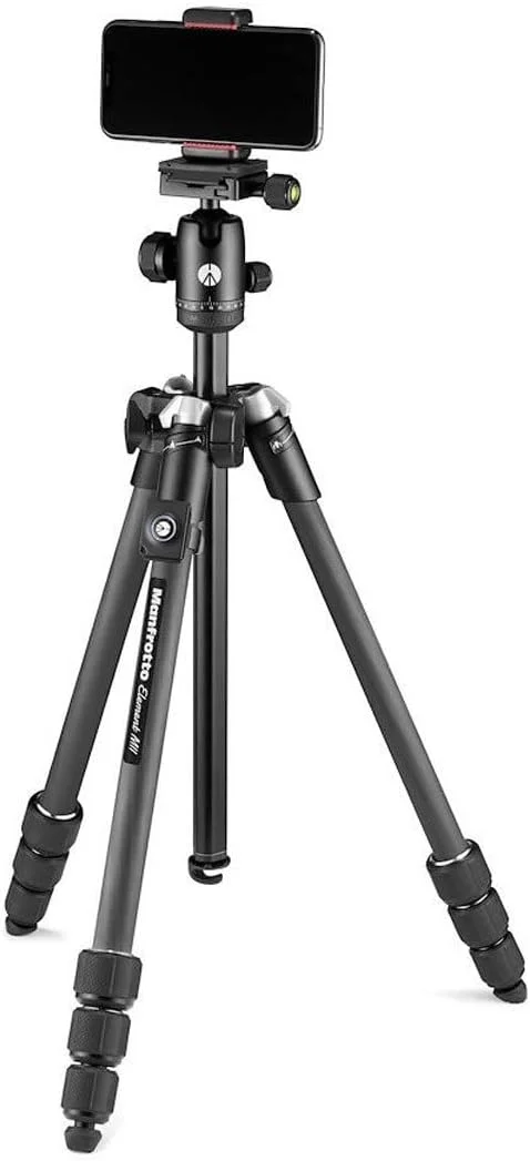 سه پایه مسافرتی آلومینیومی سبک وزن Manfrotto Element MII Mobile Bluetooth MKELMII4BMB-BH، به همراه کیف حمل، هد توپی سازگار با Arca، تحمل وزن تا 8 کیلوگرم، برای دوربین های DSLR، CSC، دوربین های کامپکت و تلفن های هوشمند سه پایه مسافرتی آلومینیومی سبک وزن Manfrotto Element MII Mobile Bluetooth MKELMII4BMB-BH، به همراه کیف حمل، هد توپی سازگار با Arca، تحمل وزن تا 8 کیلوگرم، برای دوربین های DSLR، CSC، دوربین های کامپکت و تلفن های هوشمند