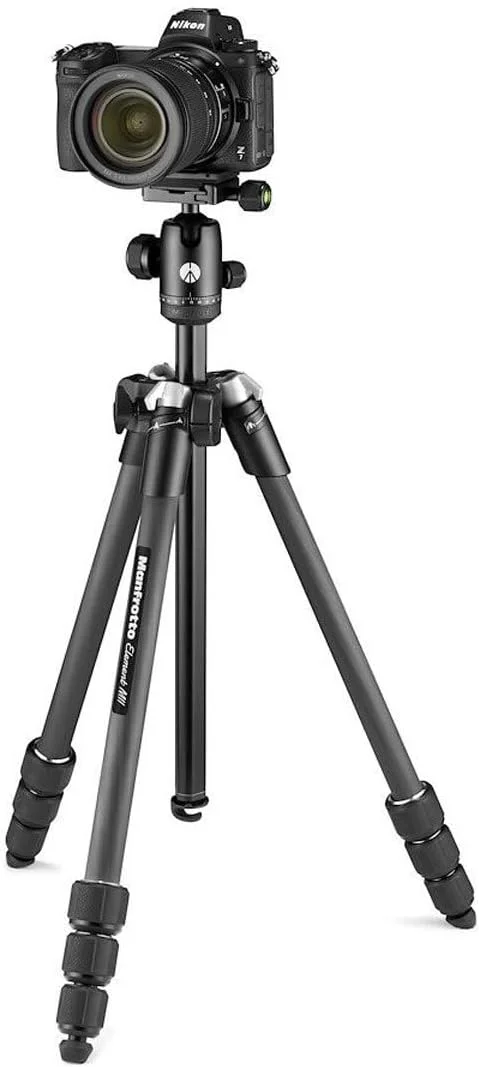 سه پایه مسافرتی آلومینیومی سبک وزن Manfrotto Element MII Mobile Bluetooth MKELMII4BMB-BH، به همراه کیف حمل، هد توپی سازگار با Arca، تحمل وزن تا 8 کیلوگرم، برای دوربین های DSLR، CSC، دوربین های کامپکت و تلفن های هوشمند سه پایه مسافرتی آلومینیومی سبک وزن Manfrotto Element MII Mobile Bluetooth MKELMII4BMB-BH، به همراه کیف حمل، هد توپی سازگار با Arca، تحمل وزن تا 8 کیلوگرم، برای دوربین های DSLR، CSC، دوربین های کامپکت و تلفن های هوشمند