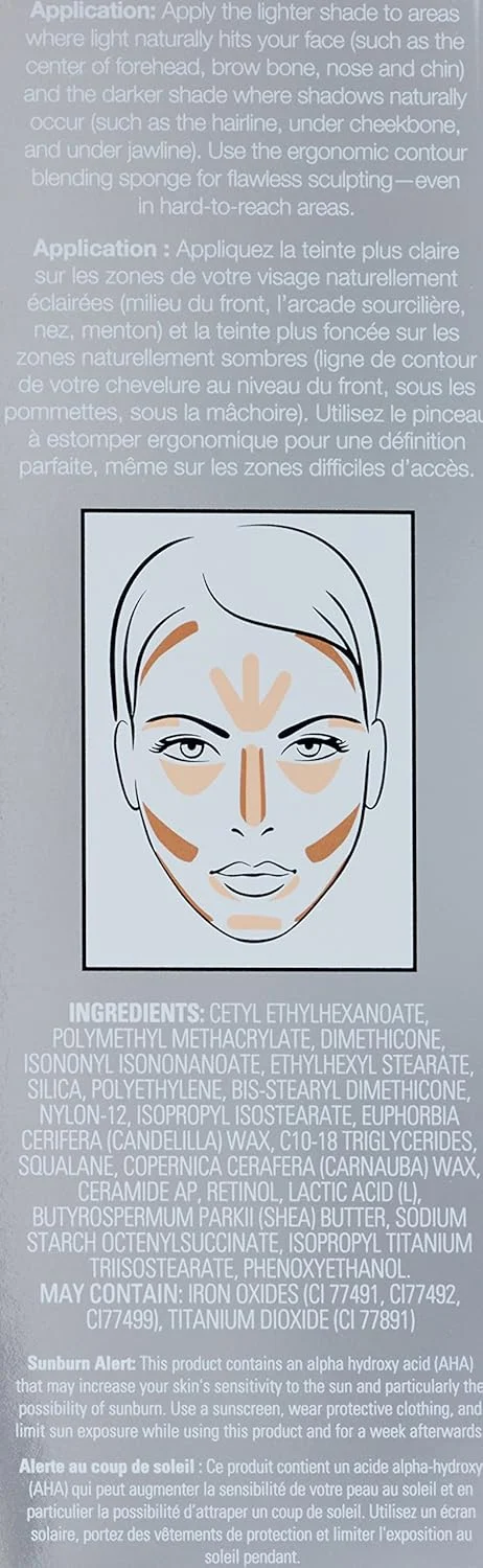 استیک کانتور دو طرفه Pur Minerals pür Cameo Stick به همراه اسفنج ترکیب کننده. تیره 8.6 گرم