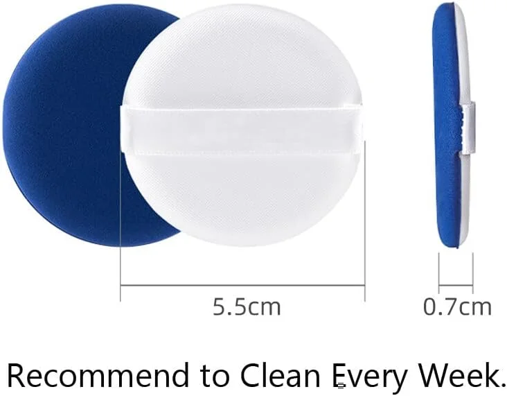 QUUPY یک جعبه (7 عدد) پدهای پودری فوق العاده نرم پفکی برای آرایش، اسفنج زیرساز، پد پفکی کوسن هوا برای استفاده از کرم BB CC، کانسیلر مایع، پودر، بلندر زیبایی