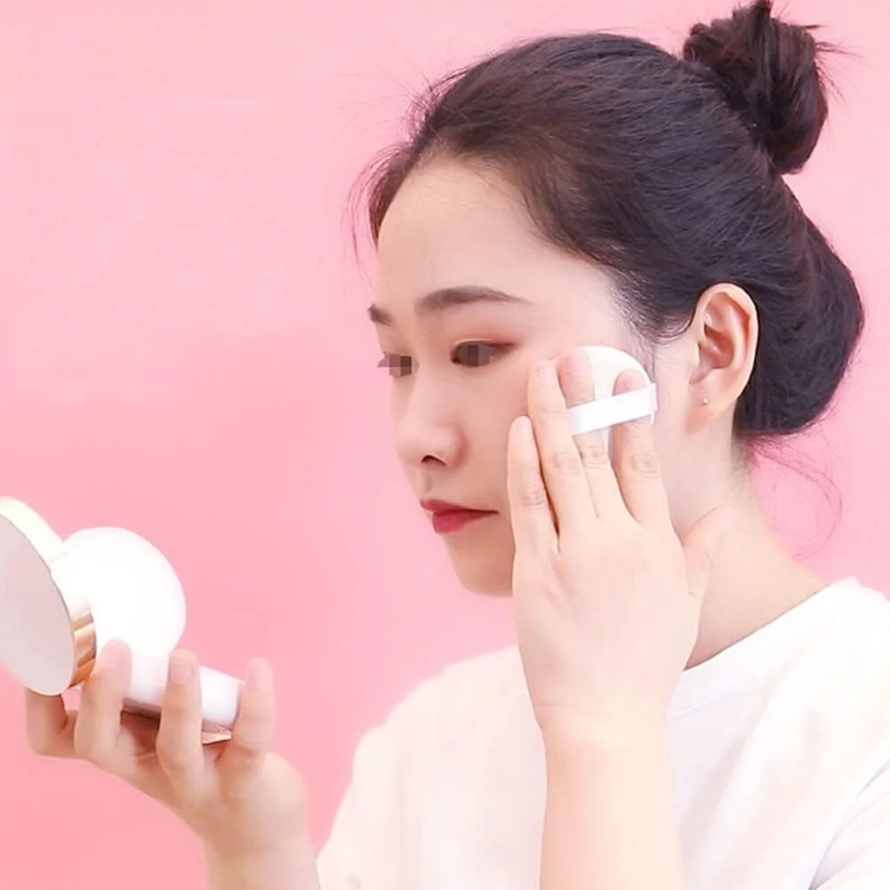 QUUPY یک جعبه (7 عدد) پدهای پودری فوق العاده نرم پفکی برای آرایش، اسفنج زیرساز، پد پفکی کوسن هوا برای استفاده از کرم BB CC، کانسیلر مایع، پودر، بلندر زیبایی