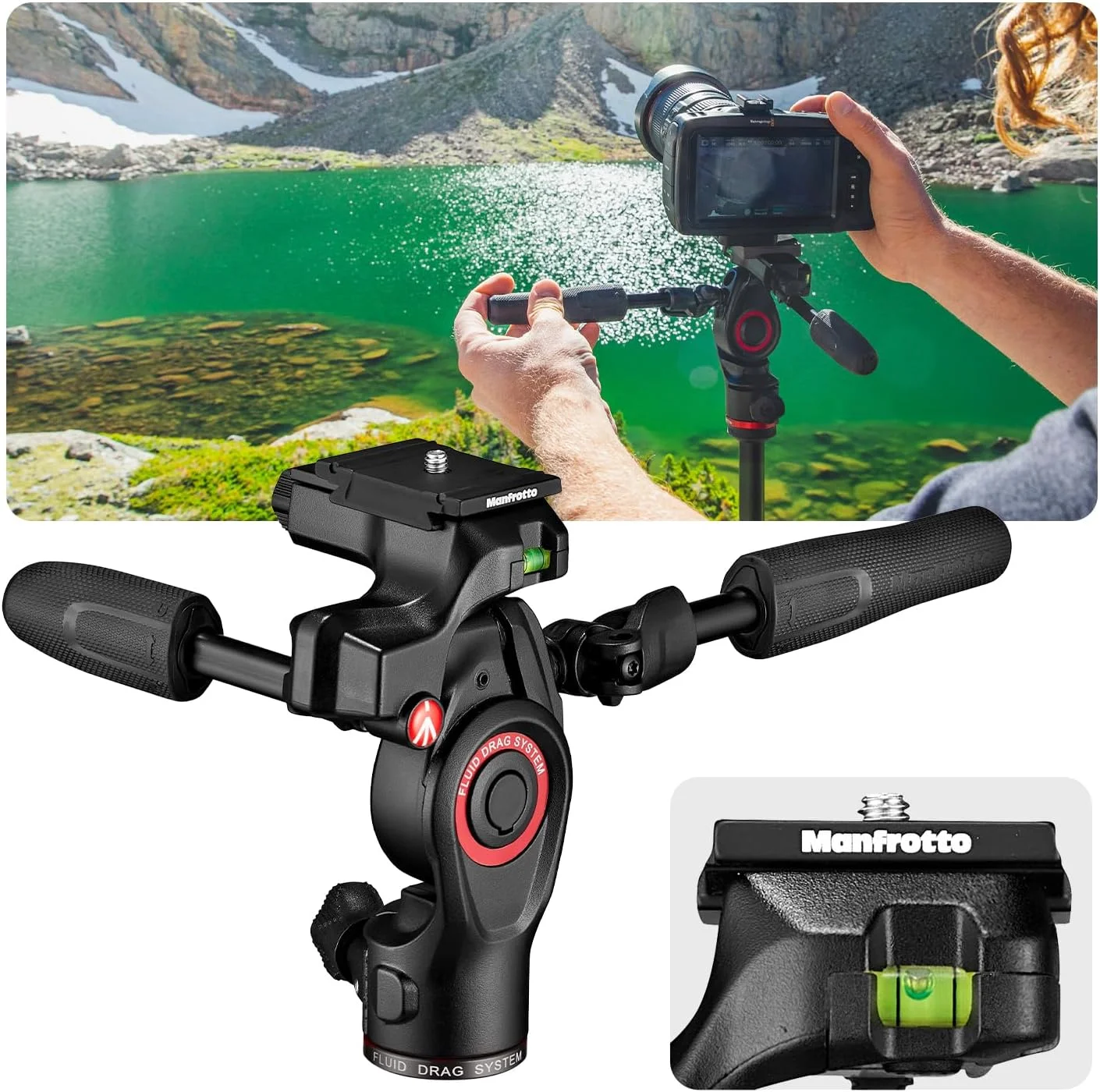 کیت سه پایه پیشرفته Manfrotto Befree 3-Way Live، سه پایه و هد سیال آلومینیومی برای دوربین ها و دوربین های فیلمبرداری تا 6 کیلوگرم، فوق العاده جمع و جور، لوازم جانبی عکاسی برای تولید محتوا، عکس و فیلم کیت سه پایه پیشرفته Manfrotto Befree 3-Way Live، سه پایه و هد سیال آلومینیومی برای دوربین ها و دوربین های فیلمبرداری تا 6 کیلوگرم، فوق العاده جمع و جور، لوازم جانبی عکاسی برای تولید محتوا، عکس و فیلم