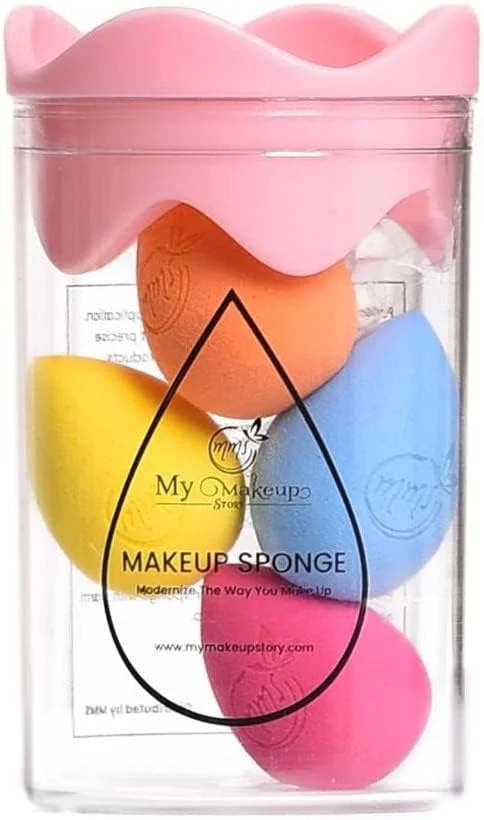 MMS MYMAKEUPSTORY داستان آرایش من | MM Sponge Mini | چند رنگ مینی | ترکیب برای کرم پودر، پودر و کانسیلر MMS MYMAKEUPSTORY داستان آرایش من | MM Sponge Mini | چند رنگ مینی | ترکیب برای کرم پودر، پودر و کانسیلر