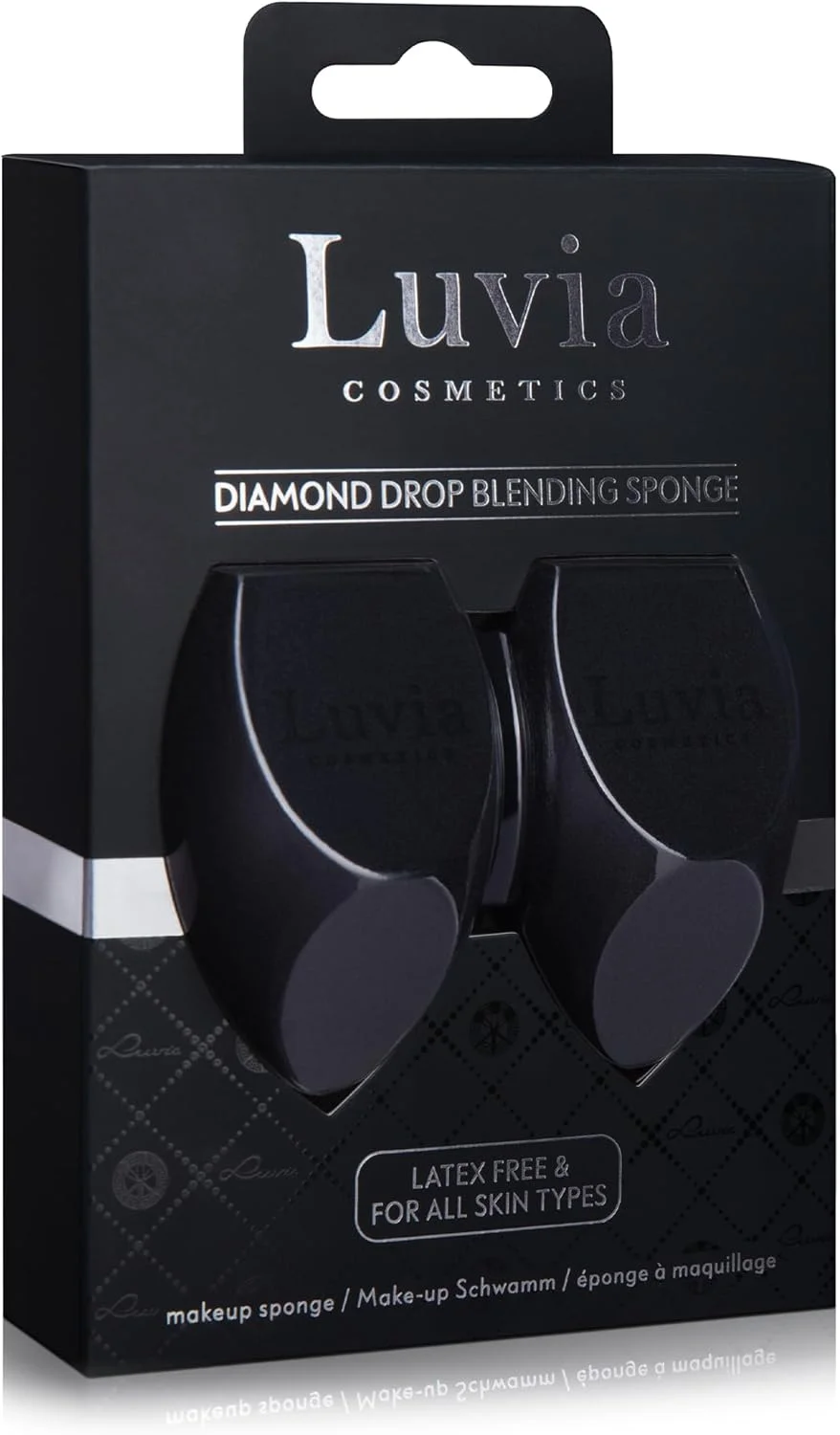 ست اسفنج آرایشی مدل الماس Luvia Cosmetics، بلندر آرایشی مشکی ست اسفنج آرایشی مدل الماس Luvia Cosmetics، بلندر آرایشی مشکی