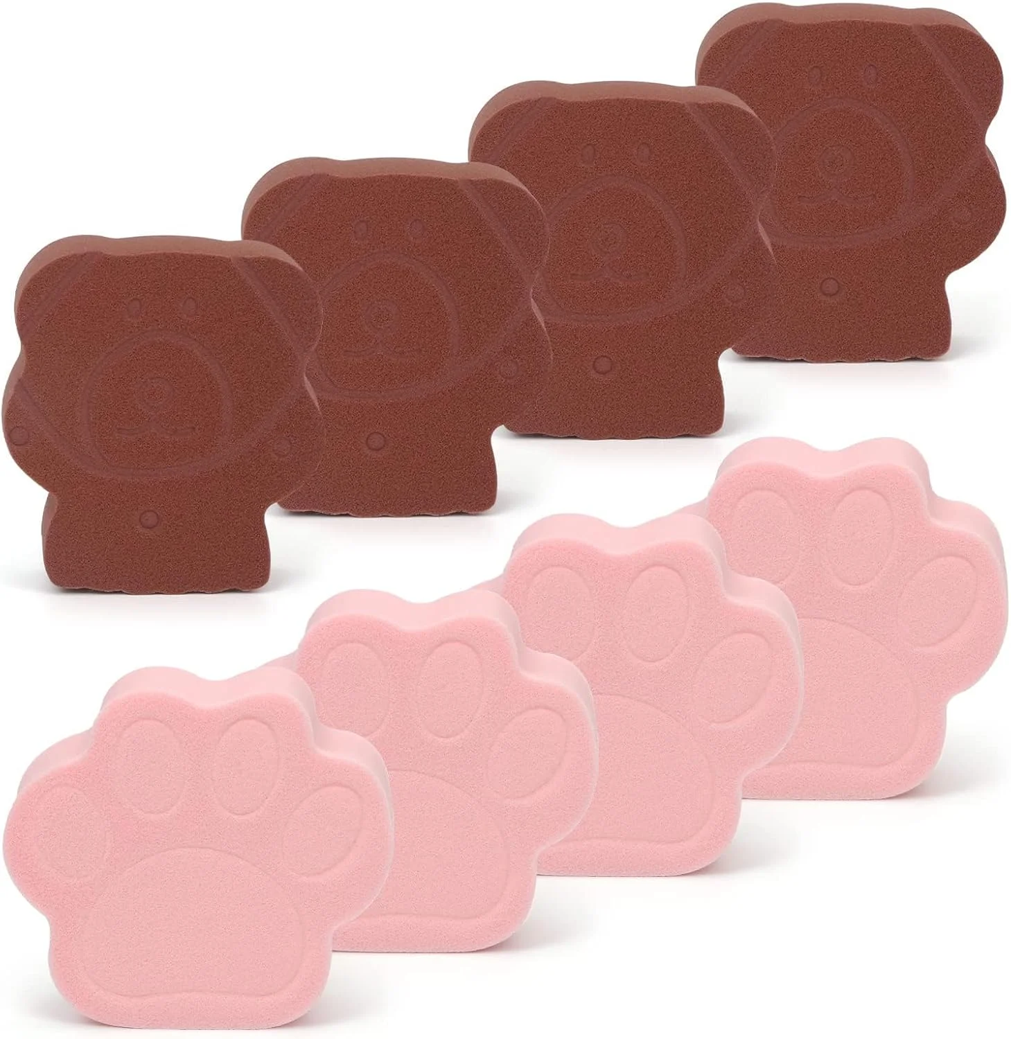 Makeup Sponge Set, Multi-Colored Beauty Blender for Foundation, Powder and Cream, Non-Latex Cosmetic Puff with Cute Design for Flawless Makeup Application, Washable Sponges, Colorful, 8 Pcs Makeup Sponge Set, Multi-Colored Beauty Blender for Foundation, Powder and Cream, Non-Latex Cosmetic Puff with Cute Design for Flawless Makeup Application, Washable Sponges, Colorful, 8 Pcs