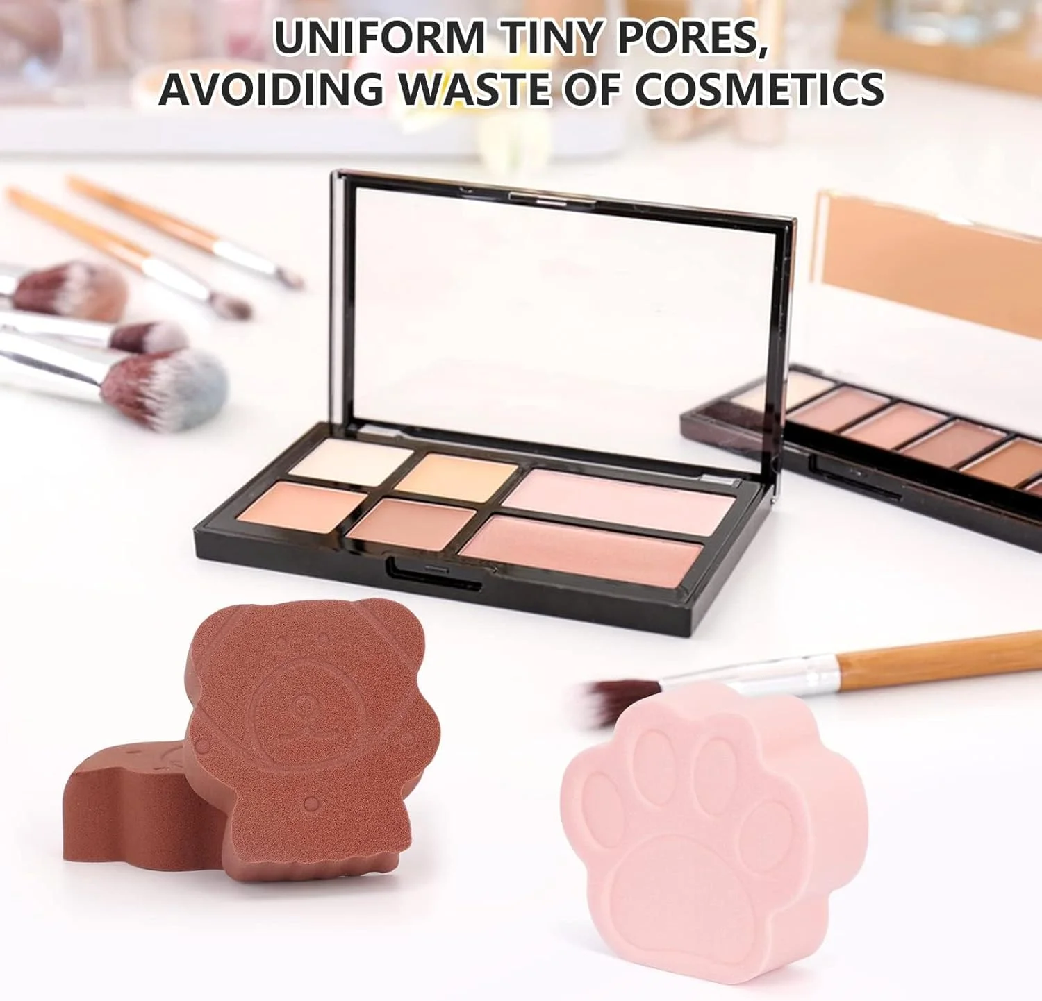 Makeup Sponge Set, Multi-Colored Beauty Blender for Foundation, Powder and Cream, Non-Latex Cosmetic Puff with Cute Design for Flawless Makeup Application, Washable Sponges, Colorful, 8 Pcs Makeup Sponge Set, Multi-Colored Beauty Blender for Foundation, Powder and Cream, Non-Latex Cosmetic Puff with Cute Design for Flawless Makeup Application, Washable Sponges, Colorful, 8 Pcs