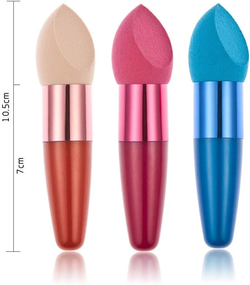 Lollipop Makeup Brushes Cosmetic Tool Wet&Dry Use Makeup Sponge Blender Foundation Blender Sponges For Liquid Cream Concealer Random Lollipop Makeup Brushes Cosmetic Tool Wet&Dry Use Makeup Sponge Blender Foundation Blender Sponges For Liquid Cream Concealer Random