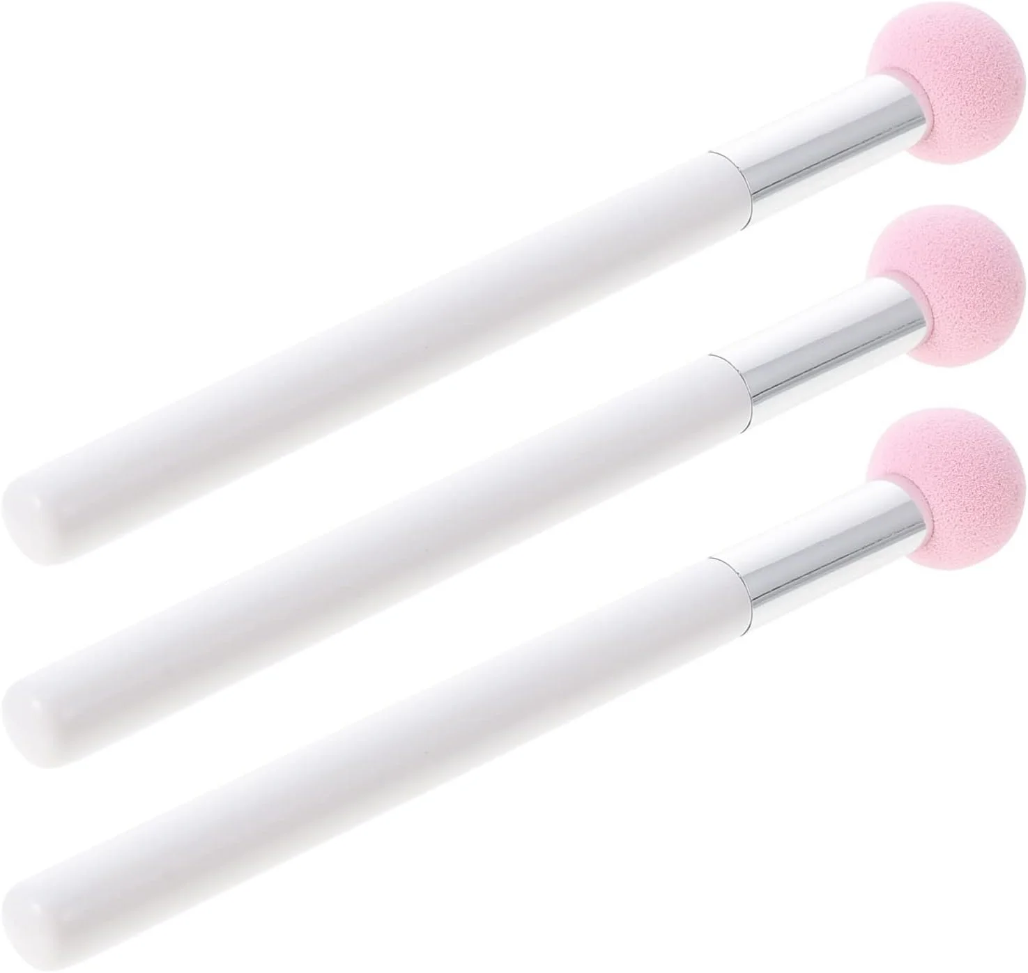 Lurrose پد پودر اسفنجی فونداسیون 3 عددی، پاف آرایشی سر قارچی، پد آرایشی خشک و مرطوب، اپلیکاتور اسفنجی برس آرایشی، اسفنج برس کانسیلر برای زنان و دختران