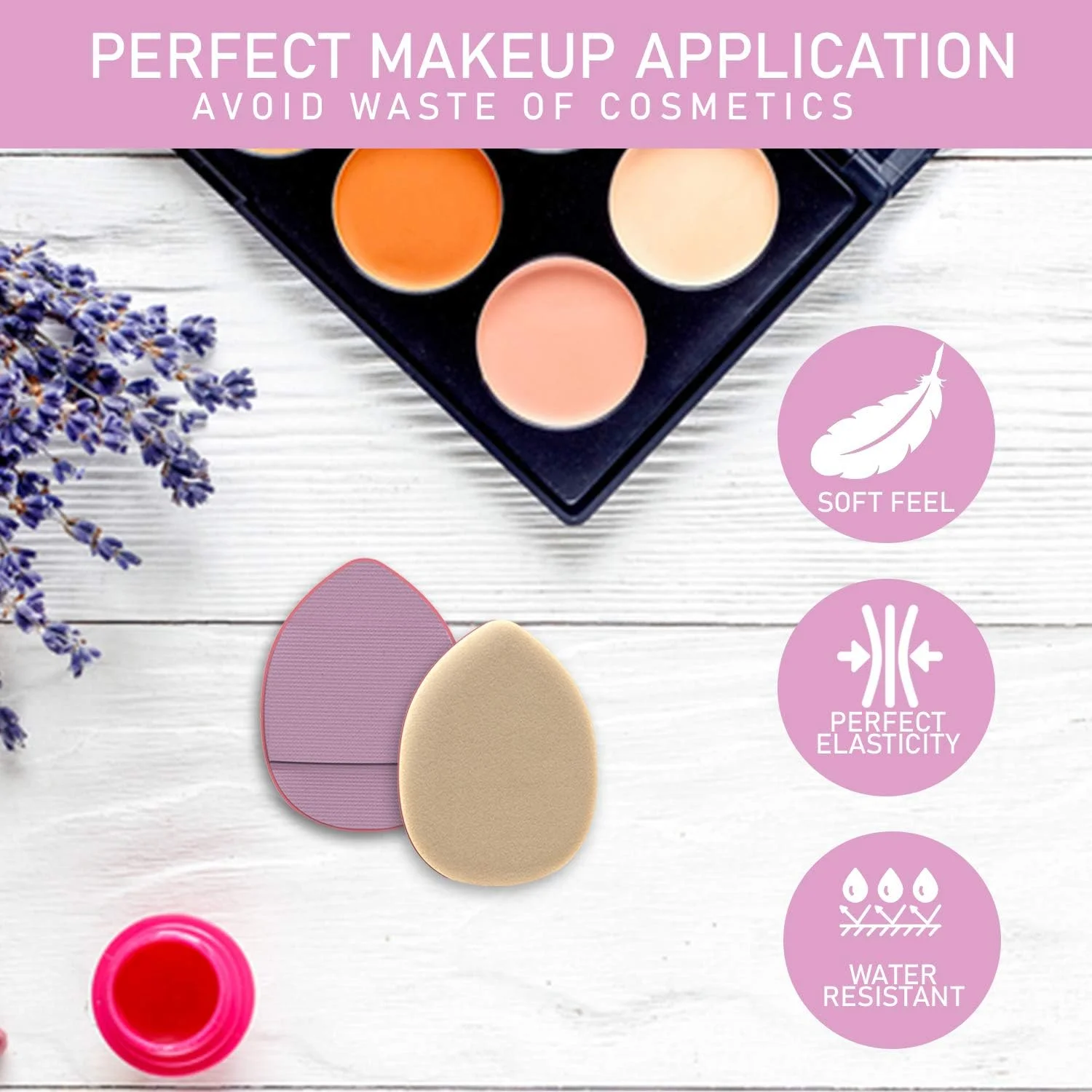 پدهای کوچک انگشتی کوکا برای آرایش و پخش کرم پودر پدهای کوچک انگشتی کوکا برای آرایش و پخش کرم پودر