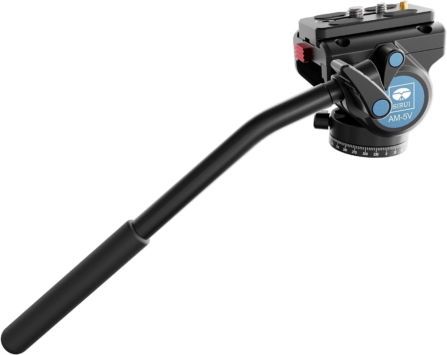 هد فیلمبرداری سیال SIRUI AM-5V، هد سه پایه سبک وزن با صفحه رهاسازی سریع برای دوربین فیلمبرداری
