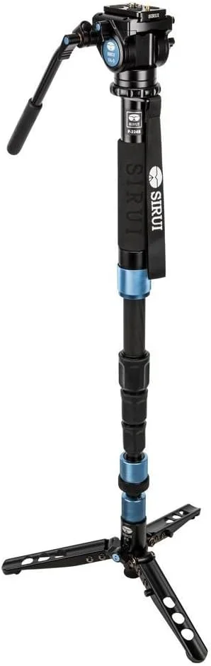 تک پایه کربنی عکس/فیلم Sirui P-224SR/VA-5 به همراه هد VA5، خاکستری