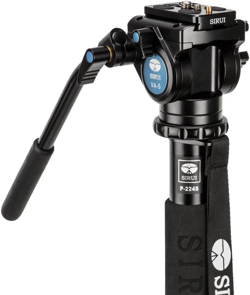 تک پایه کربنی عکس/فیلم Sirui P-224SR/VA-5 به همراه هد VA5، خاکستری تک پایه کربنی عکس/فیلم Sirui P-224SR/VA-5 به همراه هد VA5، خاکستری