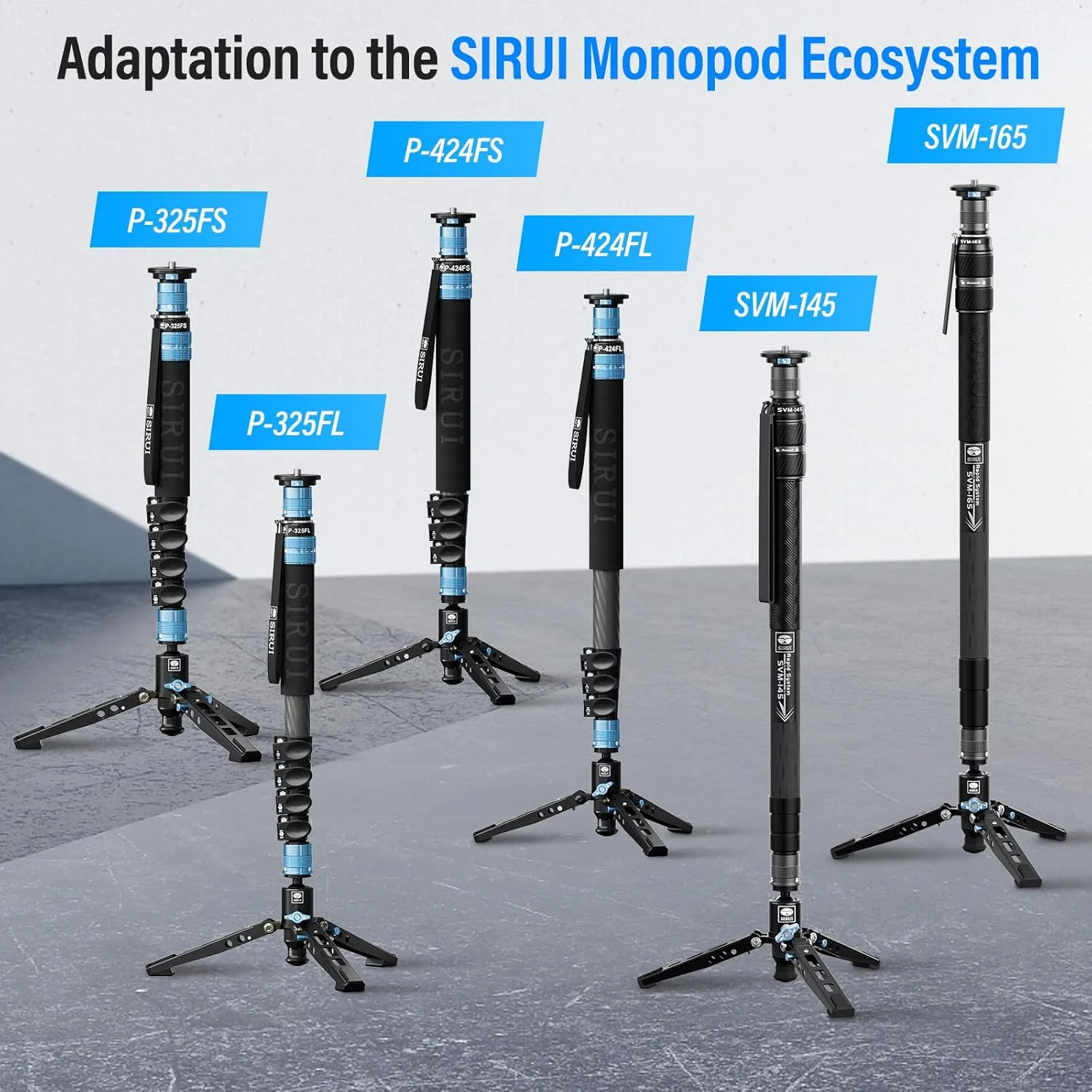 میله افزایش طول فیبر کربنی SIRUI SVM-E برای تک پایه دوربین سری P و سری SVM میله افزایش طول فیبر کربنی SIRUI SVM-E برای تک پایه دوربین سری P و سری SVM
