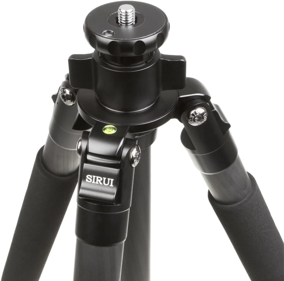 سه پایه استودیویی خبرنگاری SIRUI R-1204 / ارتفاع 159 سانتی متر / وزن 1.0 کیلوگرم / حداکثر بار 10 کیلوگرم / با کیف و بند / کربن سه پایه استودیویی خبرنگاری SIRUI R-1204 / ارتفاع 159 سانتی متر / وزن 1.0 کیلوگرم / حداکثر بار 10 کیلوگرم / با کیف و بند / کربن