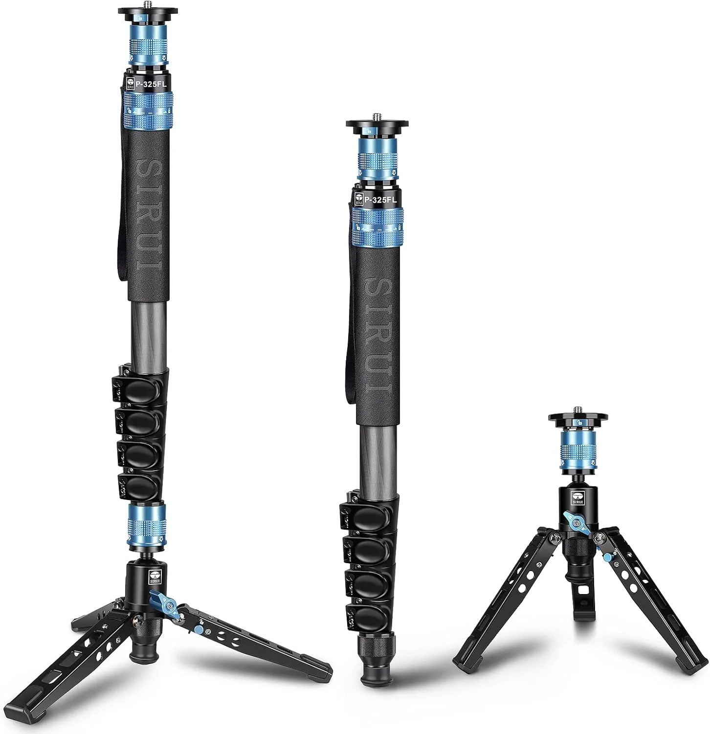 تک پایه فیبر کربنی 5 قسمتی Sirui P-325FL
