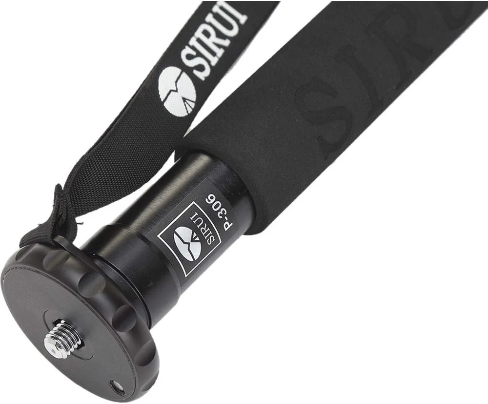 تک پایه دوربین SIRUI P-306، تک پایه سبک وزن قابل حمل با 6 بخش ارتفاع، عصای مسافرتی جمع و جور 155 سانتی متری برای دوربین DSLR، مونوپاد آلومینیومی با بند مچی، حداکثر بار 8 کیلوگرم تک پایه دوربین SIRUI P-306، تک پایه سبک وزن قابل حمل با 6 بخش ارتفاع، عصای مسافرتی جمع و جور 155 سانتی متری برای دوربین DSLR، مونوپاد آلومینیومی با بند مچی، حداکثر بار 8 کیلوگرم