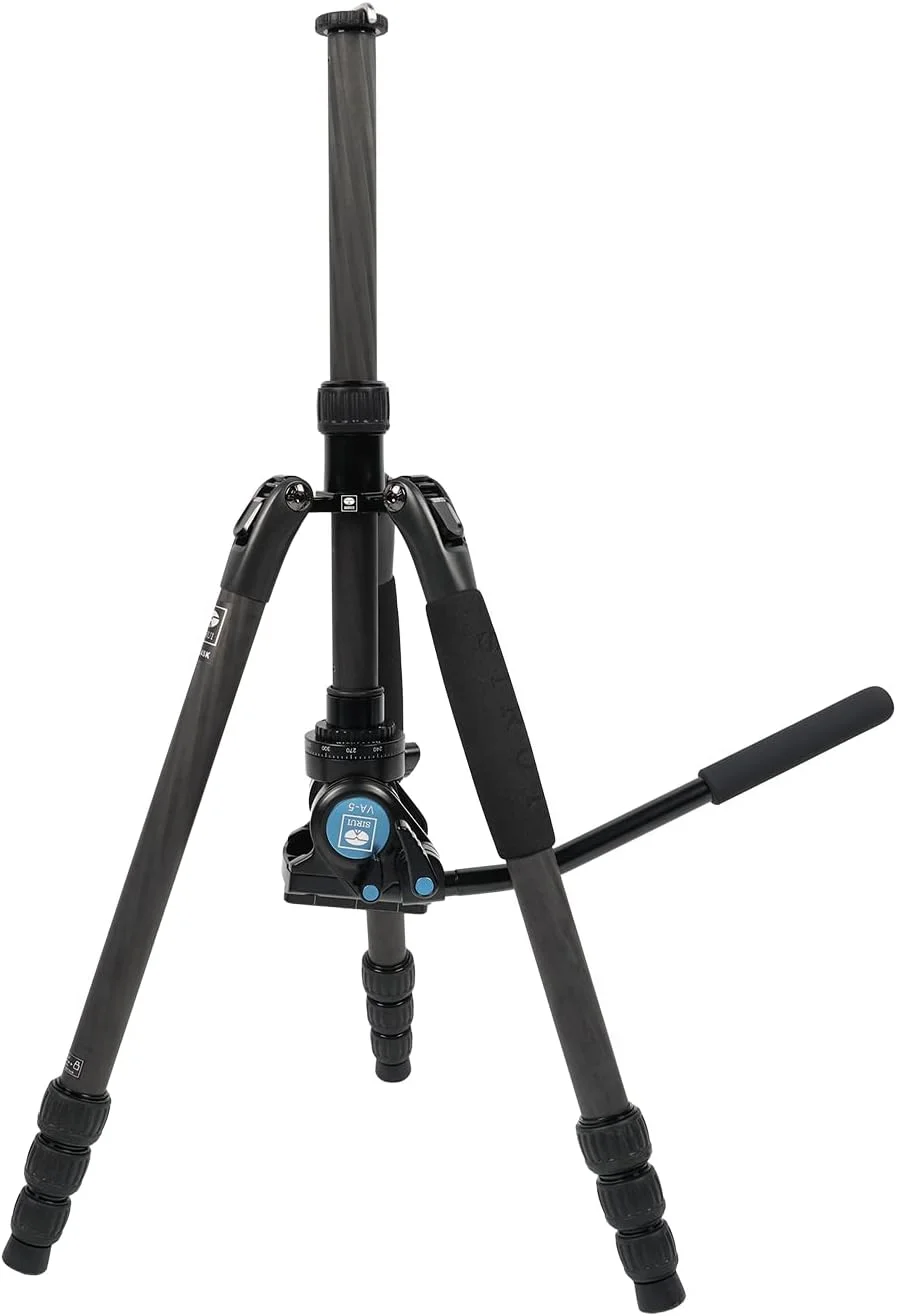 سه پایه فیبر کربنی سری SIRUI T04S به همراه هد فیلمبرداری فشرده VA-5 (T-024SK+VA-5) سه پایه فیبر کربنی سری SIRUI T04S به همراه هد فیلمبرداری فشرده VA-5 (T-024SK+VA-5)