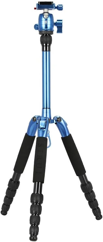 SIRUI T-005S + B-00 Blue T-005SB Travel Aluminum Tripod with B-00B Ball Head