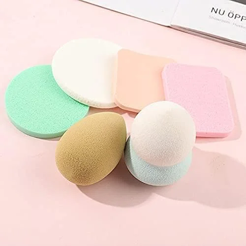Glamlooks Professional Makeup Blender Sponge Beauty Blenders Set For Face Makeup Suitable For Dry And Wet Use, Multicolour Set of 6 Pack Glamlooks Professional Makeup Blender Sponge Beauty Blenders Set For Face Makeup Suitable For Dry And Wet Use, Multicolour Set of 6 Pack