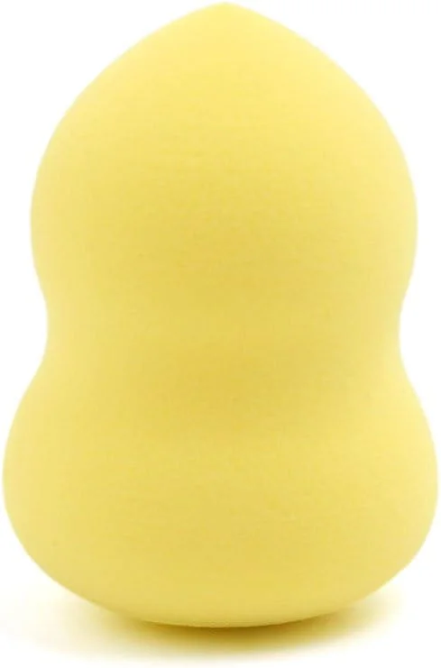 FUNI Makeup Sponge for Foundation and Concealer, Makeup Sponge Blender Blending Sponge Face Beauty Sponge Flawless, Suitable for all Skin Types(Yellow)
