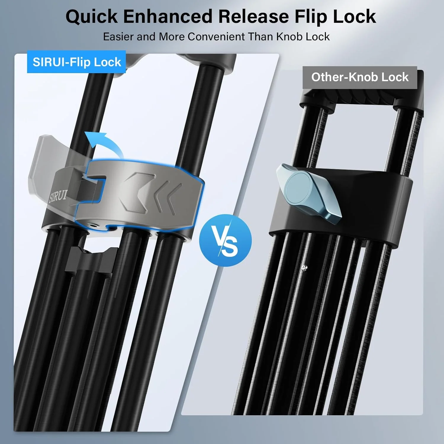 سه پایه فیلمبرداری SIRUI با سیستم رهاسازی سریع، سه پایه دوربین سنگین 74.8 اینچی با هد سیال 360 درجه سازگار با DJI RS و صفحه QR مانفروتو برای دوربین فیلمبرداری، شیب -65 درجه/90 درجه، حداکثر بار 22 پوند، AVT-01 سه پایه فیلمبرداری SIRUI با سیستم رهاسازی سریع، سه پایه دوربین سنگین 74.8 اینچی با هد سیال 360 درجه سازگار با DJI RS و صفحه QR مانفروتو برای دوربین فیلمبرداری، شیب -65 درجه/90 درجه، حداکثر بار 22 پوند، AVT-01