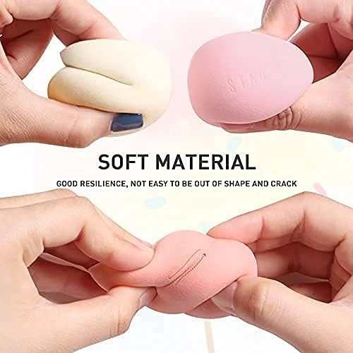 Glamlooks Professional Makeup Blender Sponge Beauty Blenders Set For Face Makeup Suitable For Dry And Wet Use, Multicolour Set of 6 Pack Glamlooks Professional Makeup Blender Sponge Beauty Blenders Set For Face Makeup Suitable For Dry And Wet Use, Multicolour Set of 6 Pack