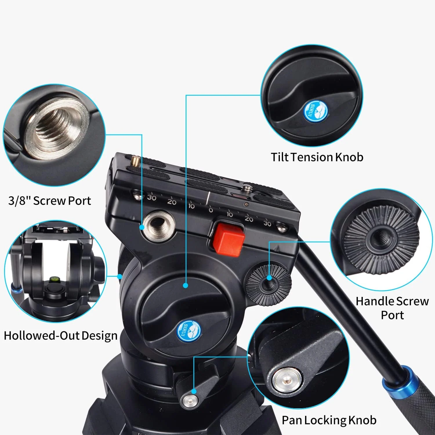 سه پایه فیلمبرداری SIRUI SH05 با هد سیال 360 درجه، سه پایه آلومینیومی سبک وزن حرفه ای برای دوربین های DSLR و فیلمبرداری، کیت سه پایه، صفحه QR، 55.1 اینچ، حداکثر بار 13.2 پوند سه پایه فیلمبرداری SIRUI SH05 با هد سیال 360 درجه، سه پایه آلومینیومی سبک وزن حرفه ای برای دوربین های DSLR و فیلمبرداری، کیت سه پایه، صفحه QR، 55.1 اینچ، حداکثر بار 13.2 پوند