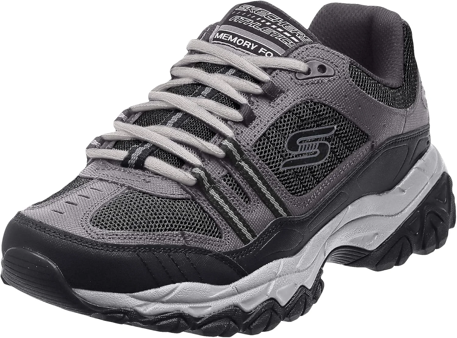 Skechers Men's After Burn Memory Fit - Strike Off Lace-Up Sneaker