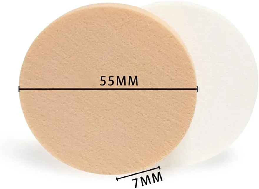 پدهای آرایشی مستطیلی FSSTUD، 20 عددی، پف پودر نرم، اسفنج صورت، بلندر فونداسیون آرایشی، اپلیکاتور رژگونه برای استفاده خشک و مرطوب