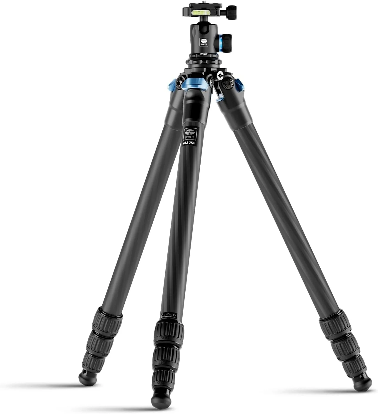 سه پایه فیبر کربنی SIRUI AM-254 با هد توپی K20X، کیت سه پایه مسافرتی جمع و جور با صفحه رهاسازی سریع (AM-254+K20X)