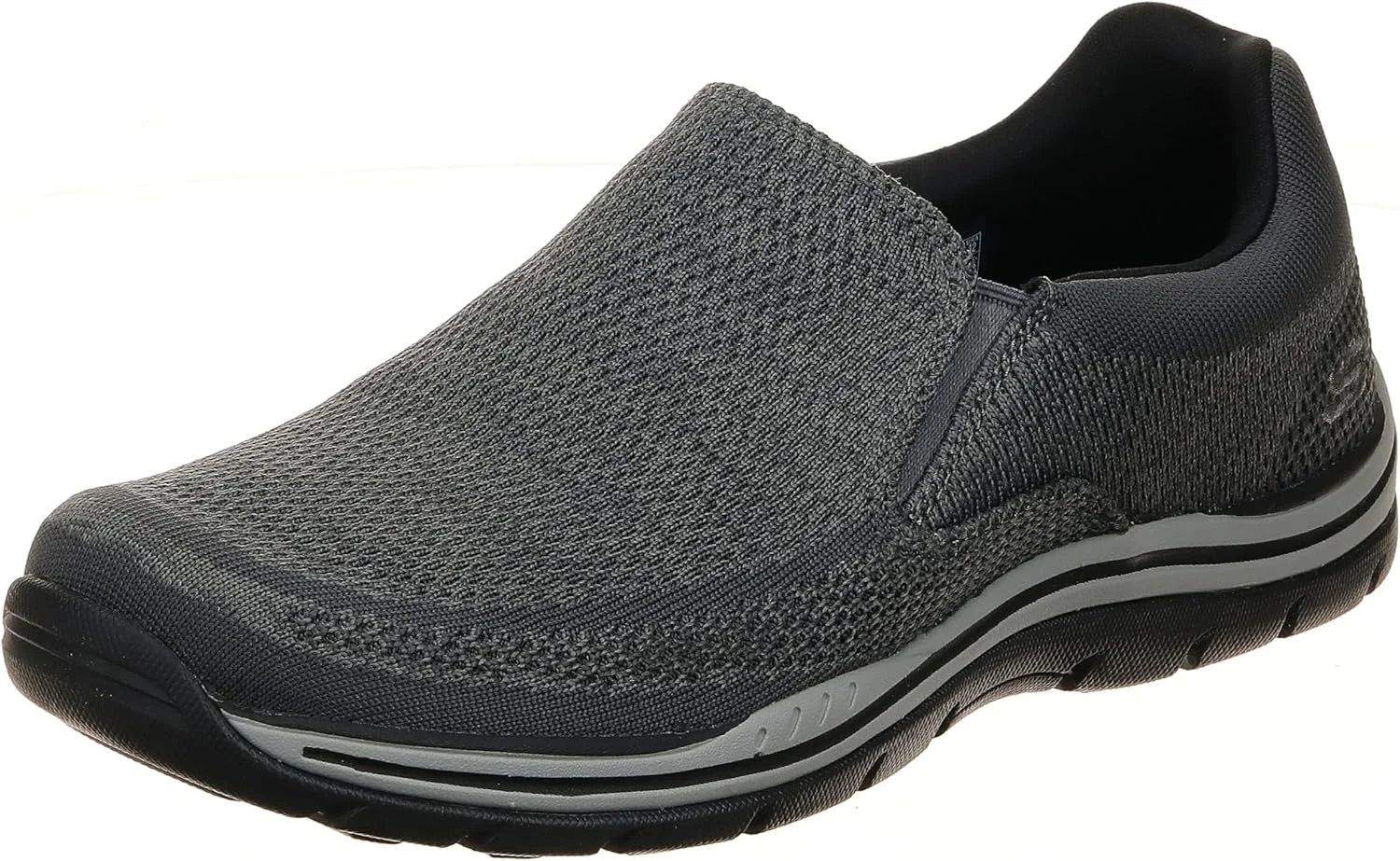 کفش مردانه اسکیچرز مدل Expected Gomel Slip-On Loafer، خاکستری، سایز 47.5 EU