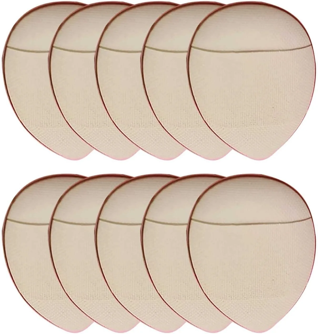 پد انگشتی مینی آرایشی، پد فوق العاده نرم، ابزار آرایشی، اسفنج ترکیبی لاتکس مناسب برای کرم پودر، کانسیلر، سایه چشم، ماست ذوب شده کودک، هلویی