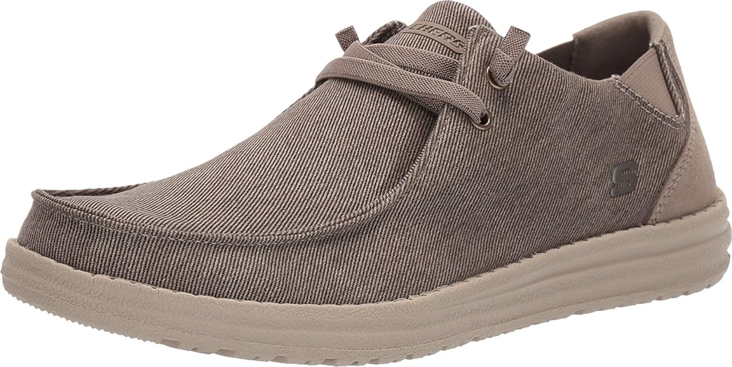 کفش مردانه اسکیچرز مدل MELSON-RAYMON CANVAS SLIP ON