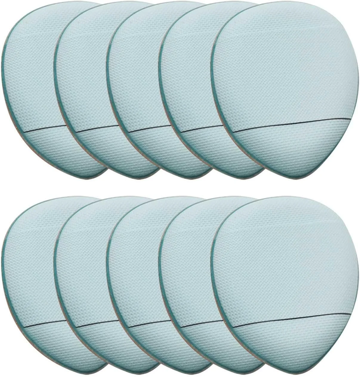 پدهای مینی پف انگشتی، ابزار آرایشی فوق العاده نرم، اسفنج ترکیبی بدون لاتکس مناسب برای کرم پودر، کانسیلر، سایه چشم و غذای کودک