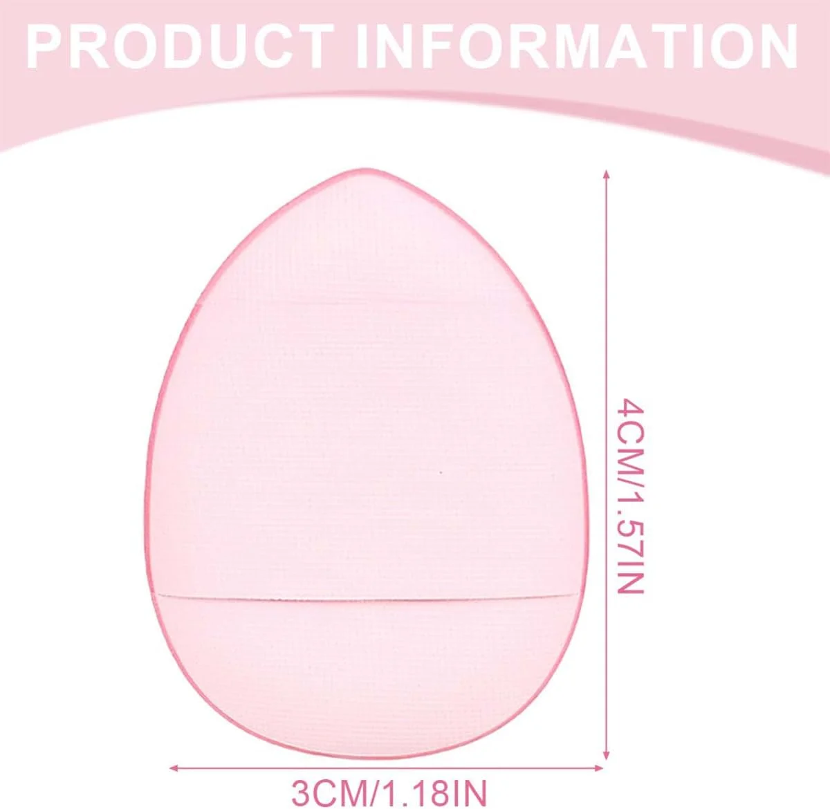 پدهای پودری انگشتی FDCGAS - بسته 12 عددی پد آرایشی مینی اسفنجی نرم برای کرم پودر، کانسیلر، لوازم آرایش صورت و چشم، ابزار آرایش مرطوب و خشک