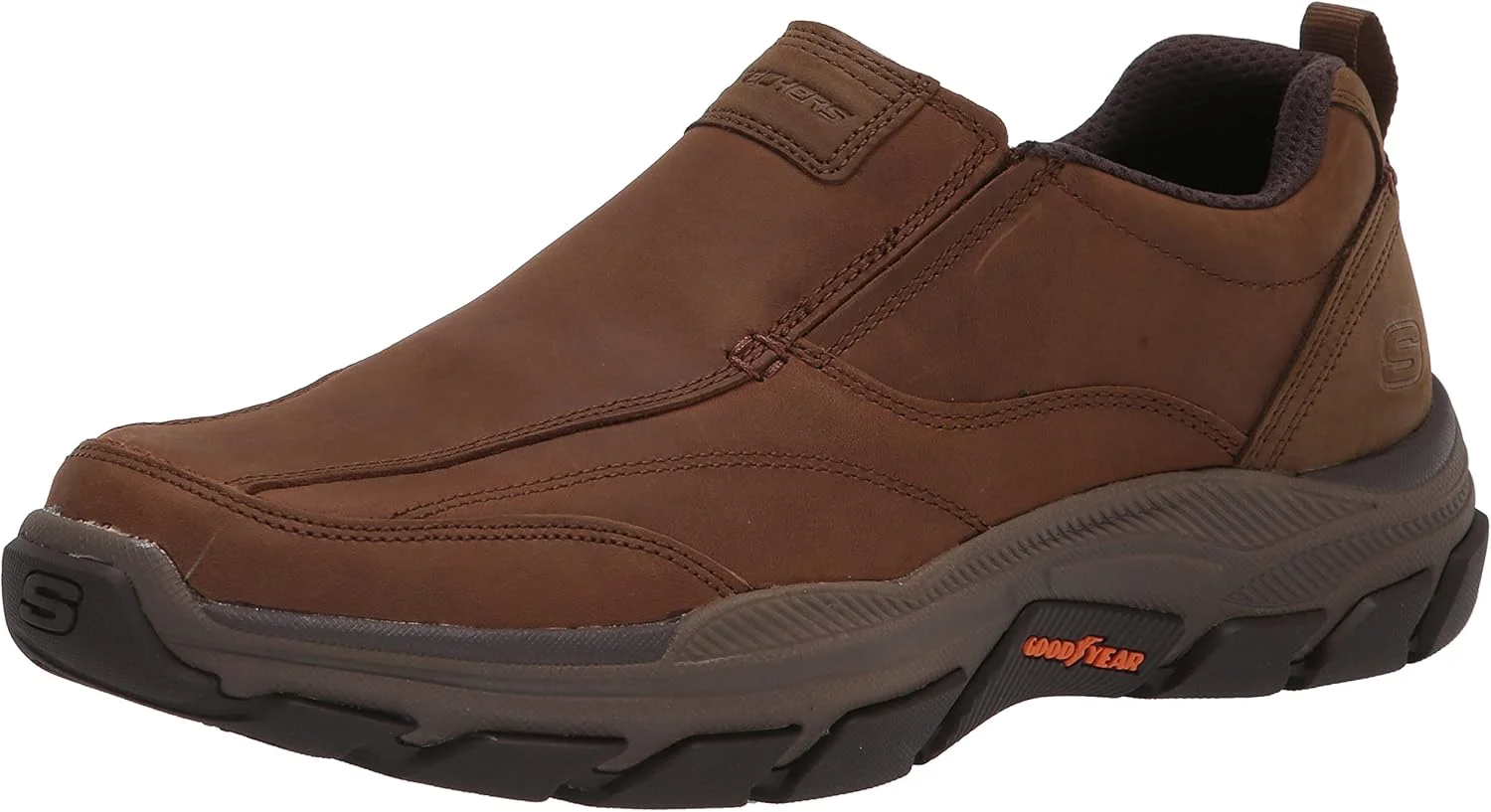 کفش مردانه اسکیچرز مدل Respected - Lowry Goodyear Rubber Low Profile Bike Toe Slip on