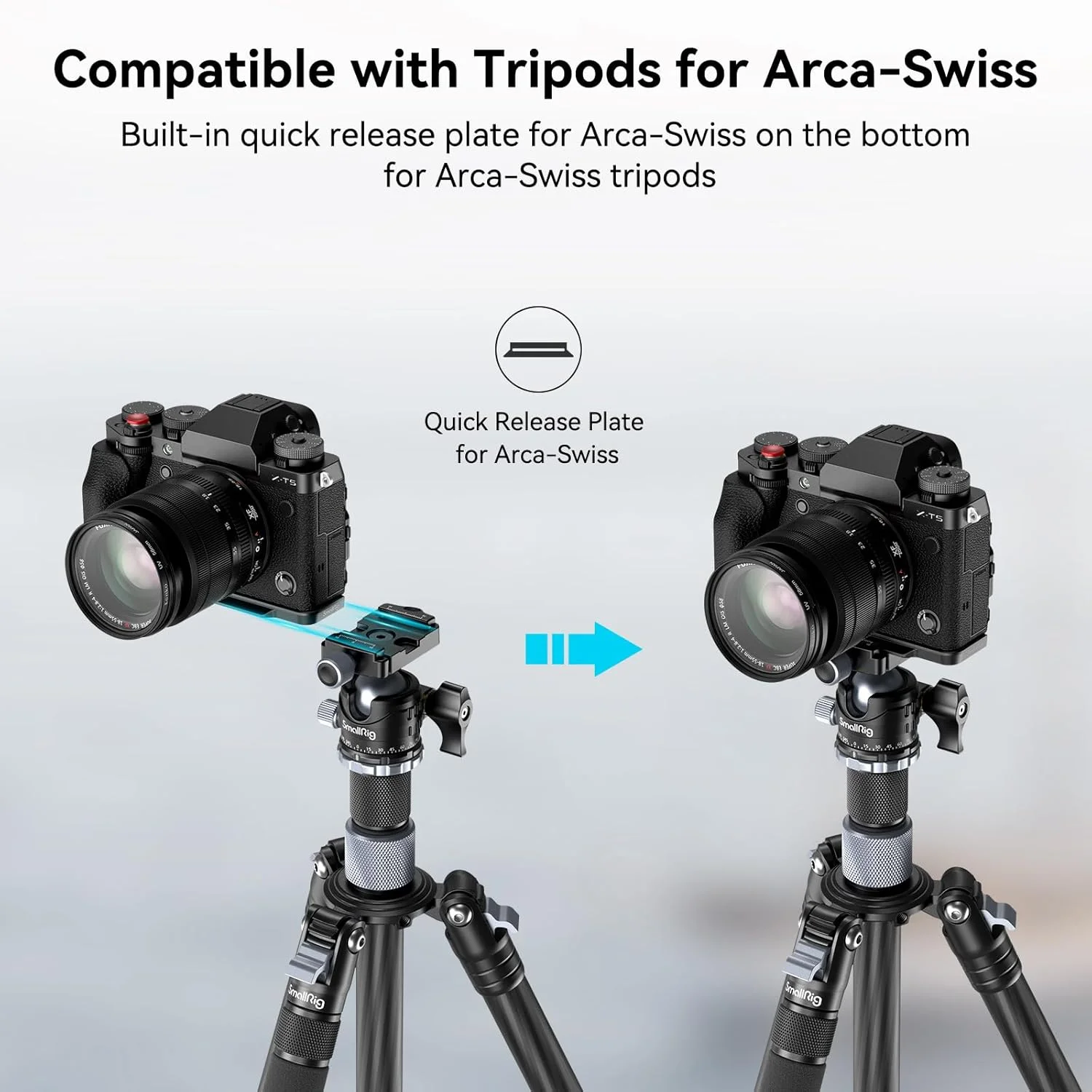 گریپ L شکل SmallRig مدل 4260 برای دوربین FUJIFILM X-T5، دارای صفحه رهاسازی سریع داخلی سازگار با Arca، سوراخهای 1/4 اینچ، دستگیره سیلیکونی ارگونومیک، دکمه شاتر (مشکی) گریپ L شکل SmallRig مدل 4260 برای دوربین FUJIFILM X-T5، دارای صفحه رهاسازی سریع داخلی سازگار با Arca، سوراخهای 1/4 اینچ، دستگیره سیلیکونی ارگونومیک، دکمه شاتر (مشکی)