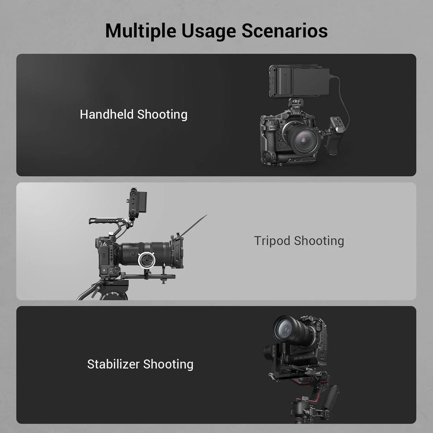 کیج دوربین SMALLRIG Z 9، کیج دوربین فیلمبرداری آلیاژ آلومینیوم برای Nikon Z 9، صفحه یکپارچه Ark، با سوراخ های 3/8 اینچ -16 برای ARRI -3195 کیج دوربین SMALLRIG Z 9، کیج دوربین فیلمبرداری آلیاژ آلومینیوم برای Nikon Z 9، صفحه یکپارچه Ark، با سوراخ های 3/8 اینچ -16 برای ARRI -3195