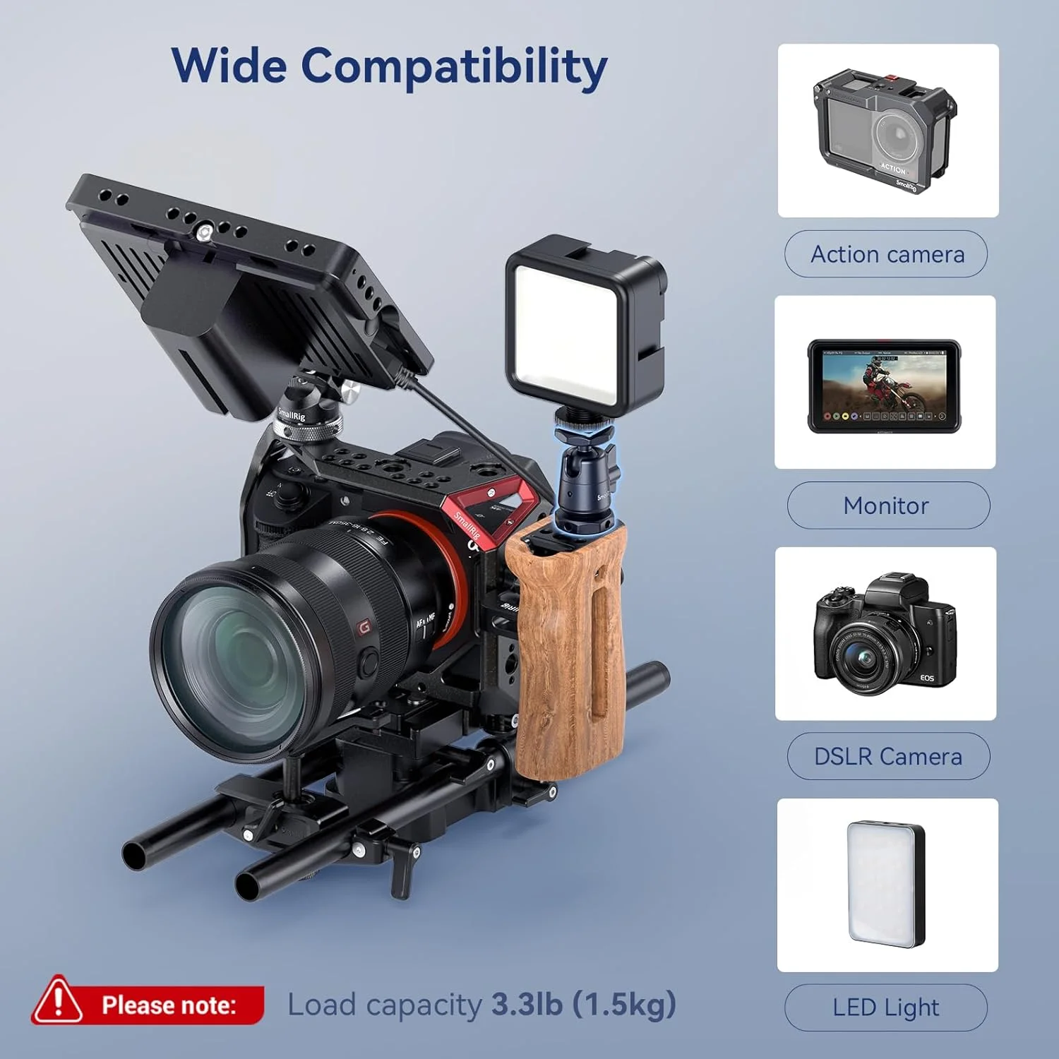 مینی هد توپی SmallRig (بسته 2 عددی) با پیچ 1/4 اینچی و مانت کفشک جداشدنی، هد سه پایه آلومینیومی قابل چرخش 360 درجه برای سه پایه دوربین، تک پایه، دوربین فیلمبرداری، نور، میکروفون، حداکثر بار 1.5 کیلوگرم - 2948B مینی هد توپی SmallRig (بسته 2 عددی) با پیچ 1/4 اینچی و مانت کفشک جداشدنی، هد سه پایه آلومینیومی قابل چرخش 360 درجه برای سه پایه دوربین، تک پایه، دوربین فیلمبرداری، نور، میکروفون، حداکثر بار 1.5 کیلوگرم - 2948B