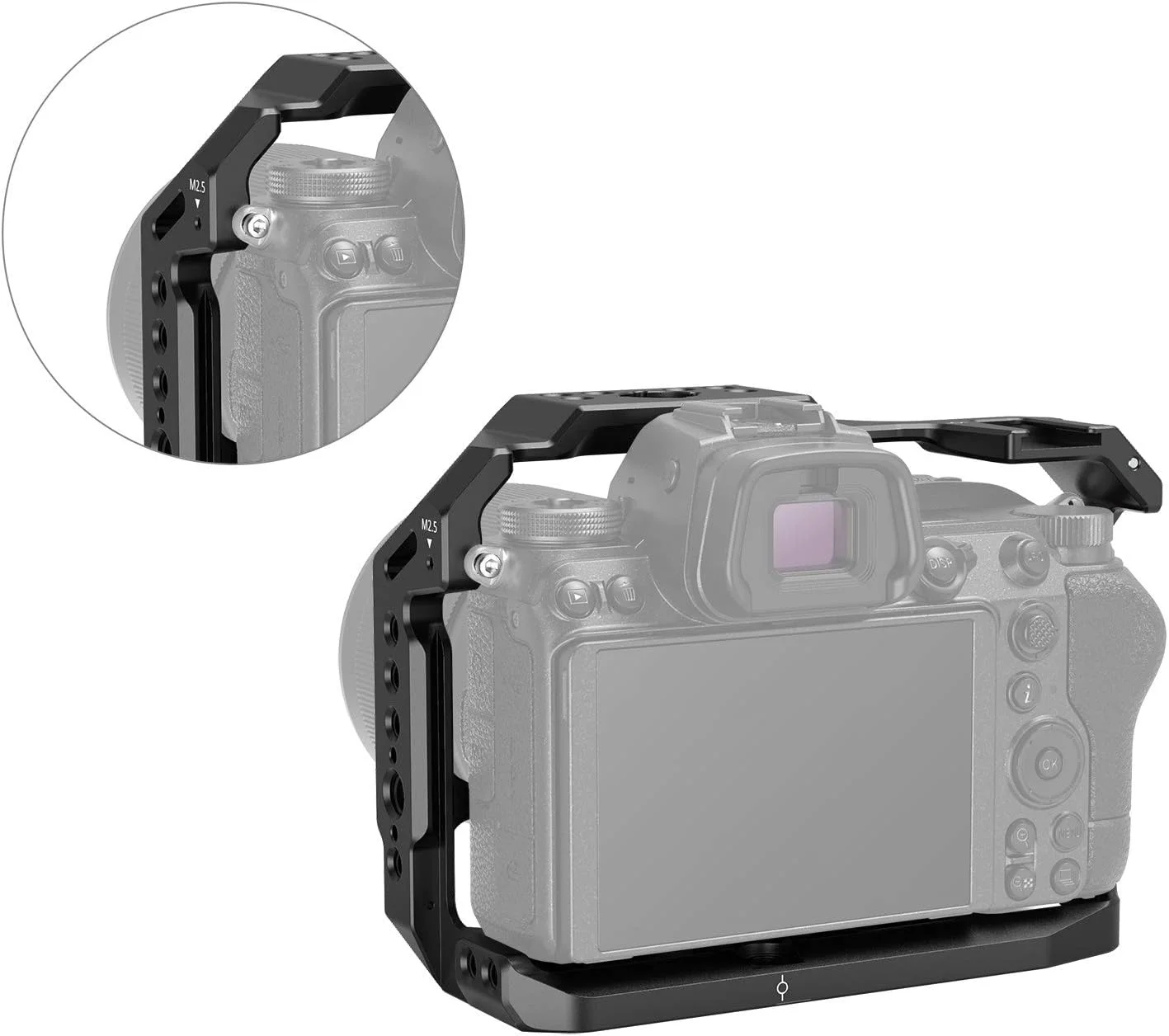 کیج آلیاژ آلومینیومی SmallRig برای دوربین Nikon Z5 / Z6 / Z7 / Z6II / Z7II با ریل ناتو داخلی و مانت کفشک سرد برای میکروفون و نور 2926B کیج آلیاژ آلومینیومی SmallRig برای دوربین Nikon Z5 / Z6 / Z7 / Z6II / Z7II با ریل ناتو داخلی و مانت کفشک سرد برای میکروفون و نور 2926B