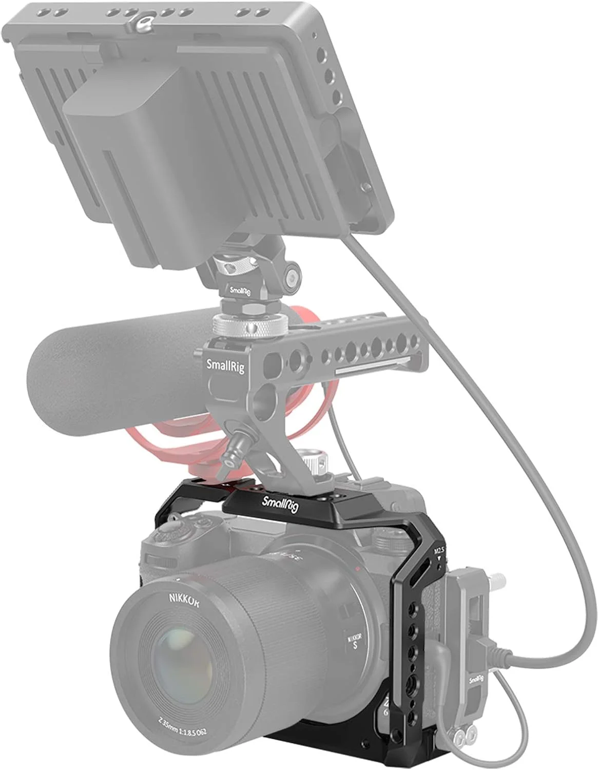 کیج آلیاژ آلومینیومی SmallRig برای دوربین Nikon Z5 / Z6 / Z7 / Z6II / Z7II با ریل ناتو داخلی و مانت کفشک سرد برای میکروفون و نور 2926B کیج آلیاژ آلومینیومی SmallRig برای دوربین Nikon Z5 / Z6 / Z7 / Z6II / Z7II با ریل ناتو داخلی و مانت کفشک سرد برای میکروفون و نور 2926B