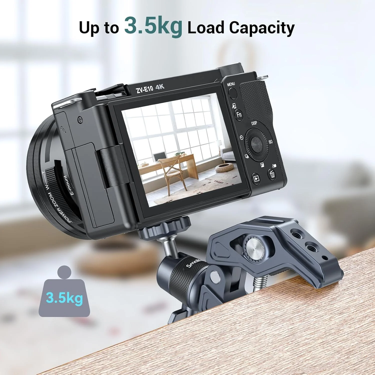 گیره سوپر اسمال ریگ با سر توپی، گیره نگهدارنده دوربین، آداپتور رهاسازی سریع برای گو پرو، مانیتور دوربین، چراغ ال ای دی، حداکثر تحمل وزن 3.5 کیلوگرم - 4102 گیره سوپر اسمال ریگ با سر توپی، گیره نگهدارنده دوربین، آداپتور رهاسازی سریع برای گو پرو، مانیتور دوربین، چراغ ال ای دی، حداکثر تحمل وزن 3.5 کیلوگرم - 4102