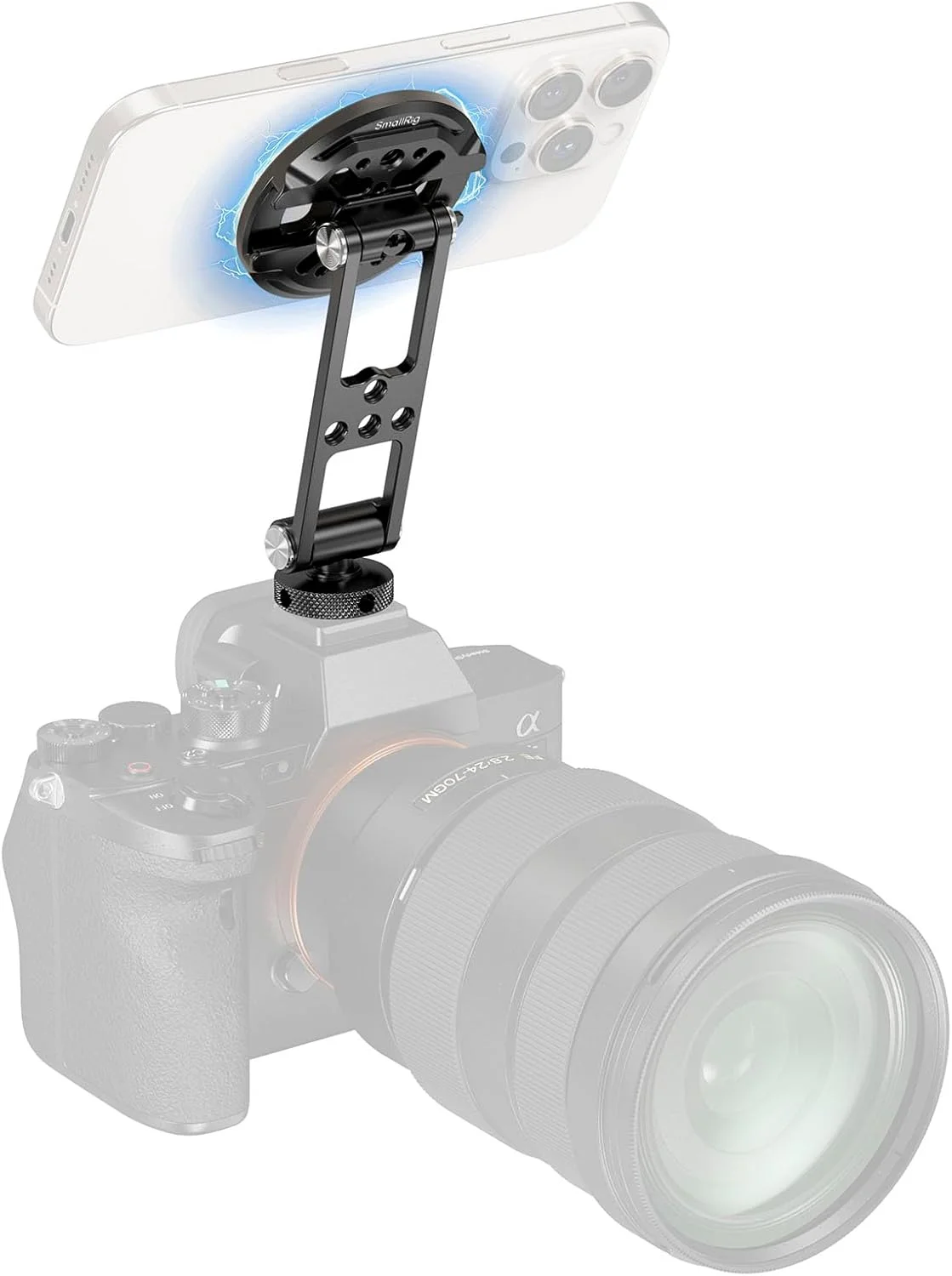 نگهدارنده مغناطیسی فلزی گوشی موبایل اسمال ریگ با مانت کفشک سرد، آداپتور نگهدارنده سه پایه گوشی قابل تنظیم و چرخش برای آیفون، مانیتورینگ دوربین، سه پایه ها، تثبیت کننده ها - 5156 نگهدارنده مغناطیسی فلزی گوشی موبایل اسمال ریگ با مانت کفشک سرد، آداپتور نگهدارنده سه پایه گوشی قابل تنظیم و چرخش برای آیفون، مانیتورینگ دوربین، سه پایه ها، تثبیت کننده ها - 5156