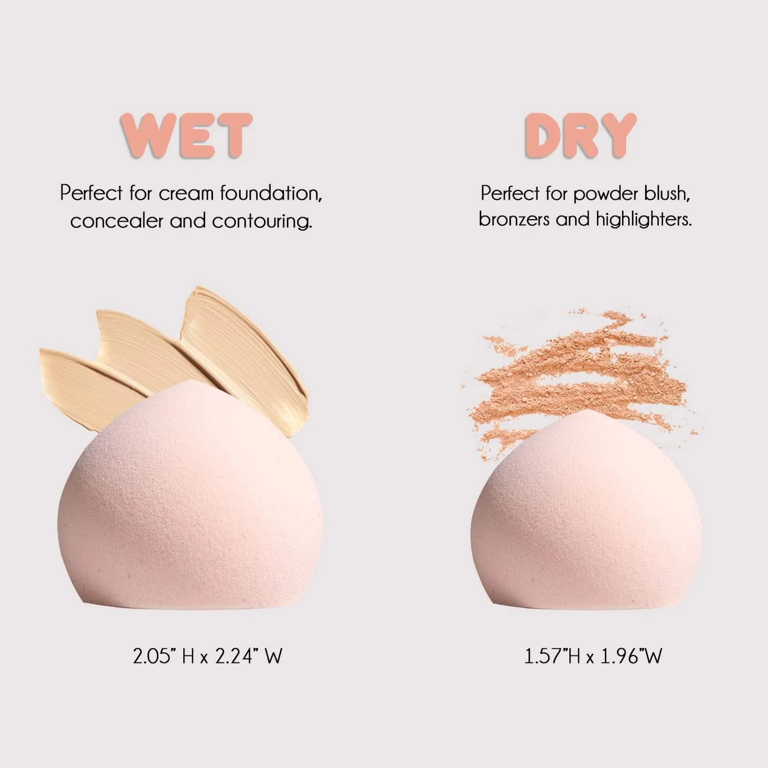 ست اسفنج آرایشی فوق العاده نرم DAB&GLOW مناسب استفاده خشک و مرطوب، بدون لاتکس، با بافت موچی، مناسب برای کرم پودر، پودر، کانسیلر، برنزر، رژگونه، ایجاد پوشش بی نقص و ایربراش، صورتی، 4 عدد (بسته 1 عددی) ست اسفنج آرایشی فوق العاده نرم DAB&GLOW مناسب استفاده خشک و مرطوب، بدون لاتکس، با بافت موچی، مناسب برای کرم پودر، پودر، کانسیلر، برنزر، رژگونه، ایجاد پوشش بی نقص و ایربراش، صورتی، 4 عدد (بسته 1 عددی)