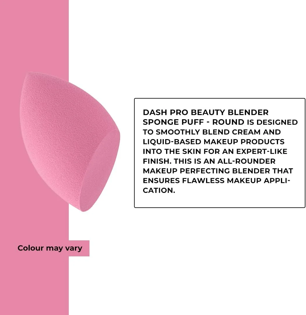 پد اسفنجی آرایشی Dash Pro Beauty Blender (گرد) | اسفنج ترکیبی برای آرایش صورت | اسفنج آرایشی پد اسفنجی آرایشی Dash Pro Beauty Blender (گرد) | اسفنج ترکیبی برای آرایش صورت | اسفنج آرایشی