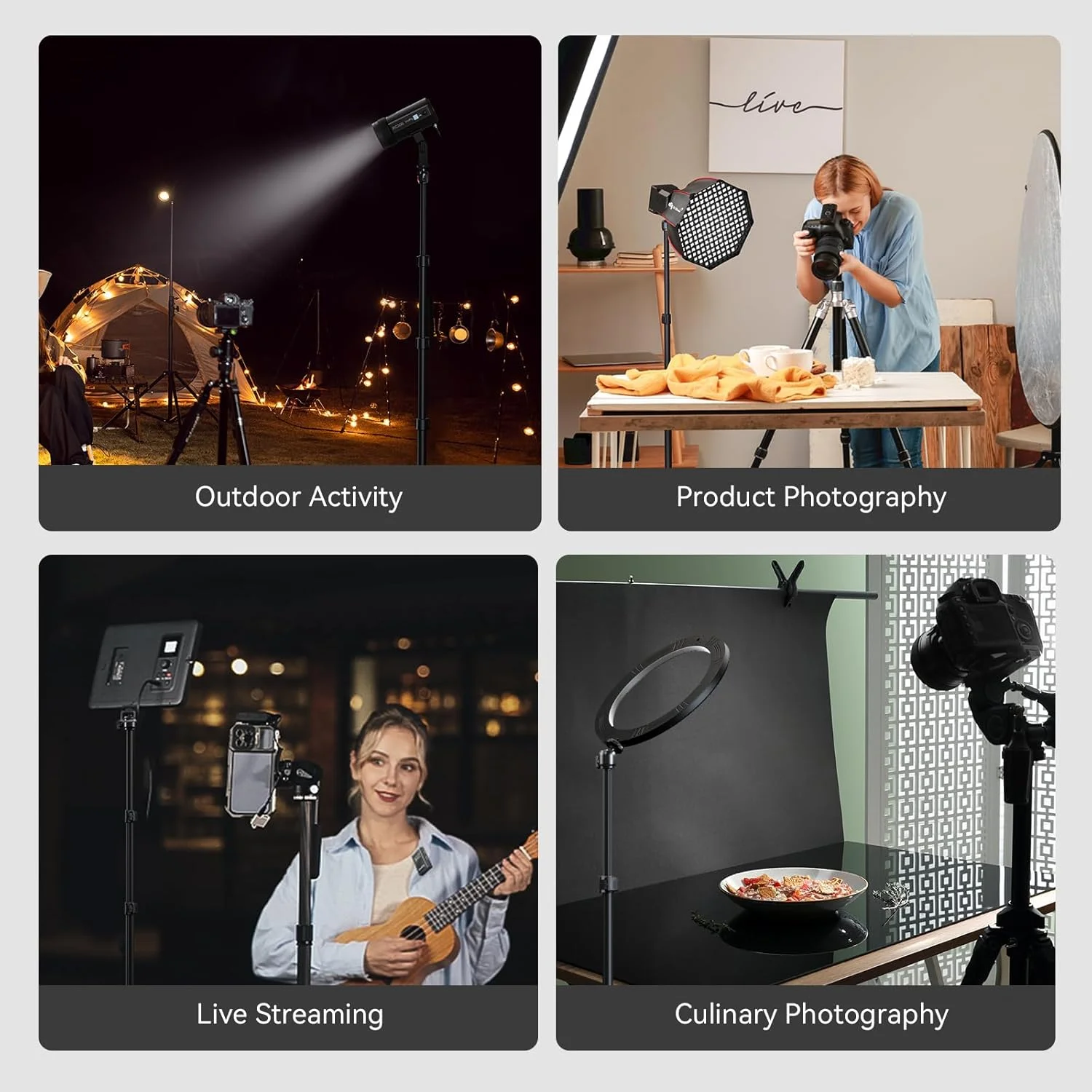 پایه نور SMALLRIG RA-S200 برای عکاسی 200 سانتیمتر، پایه نور سبک وزن برای رفلکتورها، سافت باکسها، نورهای استودیویی، چترها، رینگ لایت، حداکثر بار 4 کیلوگرم - 4379 پایه نور SMALLRIG RA-S200 برای عکاسی 200 سانتیمتر، پایه نور سبک وزن برای رفلکتورها، سافت باکسها، نورهای استودیویی، چترها، رینگ لایت، حداکثر بار 4 کیلوگرم - 4379