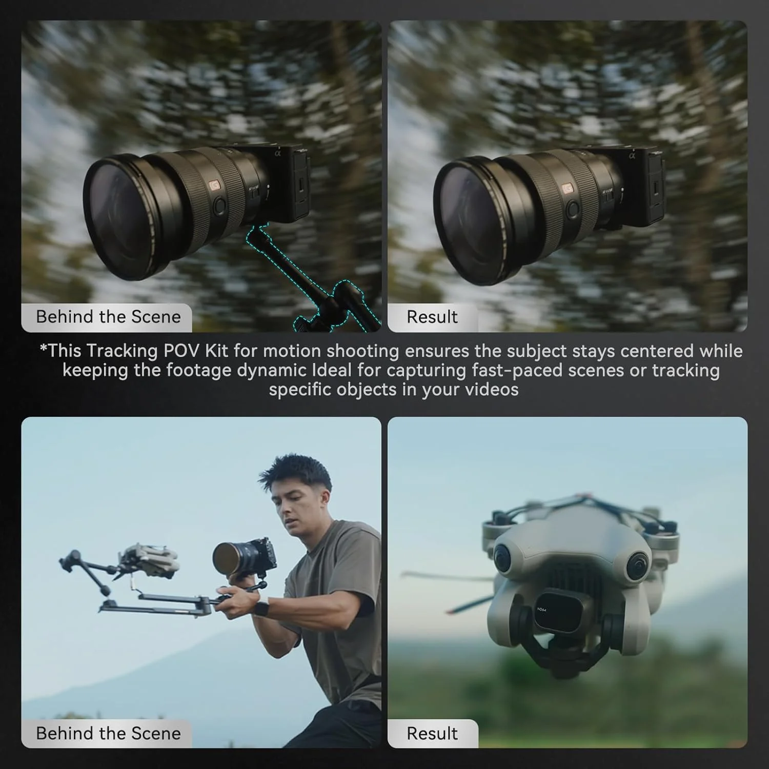 کیت ردیابی POV SmallRig x Mikevisuals، بازوی قابل گسترش NATO براکت فیلمبرداری دوربین با محدوده گسترش 360 درجه 49 تا 70 سانتی متر، برای عکاسی زوج ها/حالت سه پایه، حداکثر بار 3 کیلوگرم (یک طرف) - MD4362