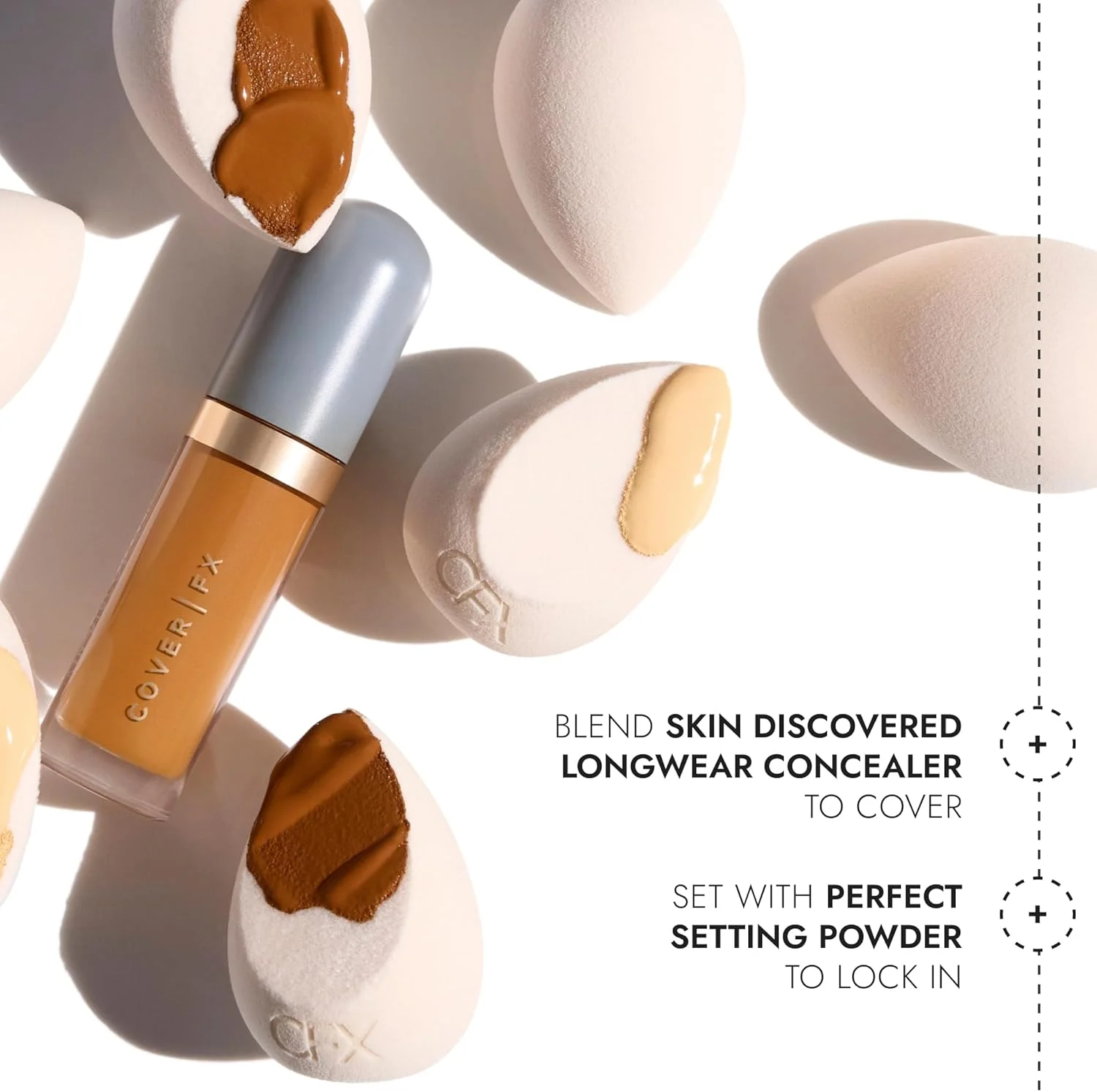 اسفنج کانسیلر و فیکس کاور اف ایکس - شکل قطره اشکی برای استفاده و ترکیب دقیق اسفنج کانسیلر و فیکس کاور اف ایکس - شکل قطره اشکی برای استفاده و ترکیب دقیق