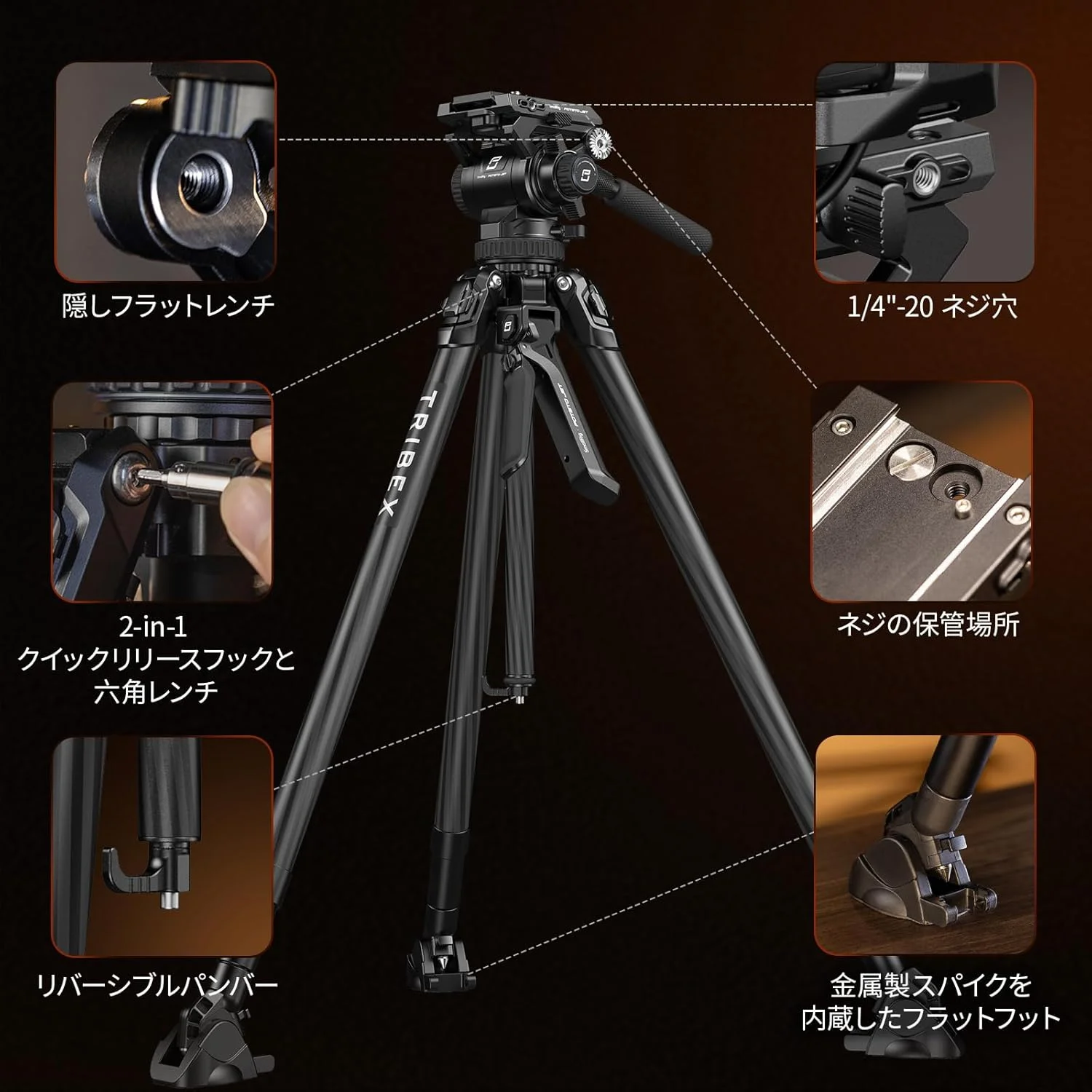 کیت سه پایه فیبر کربنی هیدرولیک SmallRig x Potato Jet Tribex، سه پایه ویدیویی دوربین تلسکوپی با سرعت بالا، هد سیال با تعادل 4 سطح، میرایی بدون پله در Pan/Tilt و تحمل وزن 6 کیلوگرم (سری Origin) کیت سه پایه فیبر کربنی هیدرولیک SmallRig x Potato Jet Tribex، سه پایه ویدیویی دوربین تلسکوپی با سرعت بالا، هد سیال با تعادل 4 سطح، میرایی بدون پله در Pan/Tilt و تحمل وزن 6 کیلوگرم (سری Origin)