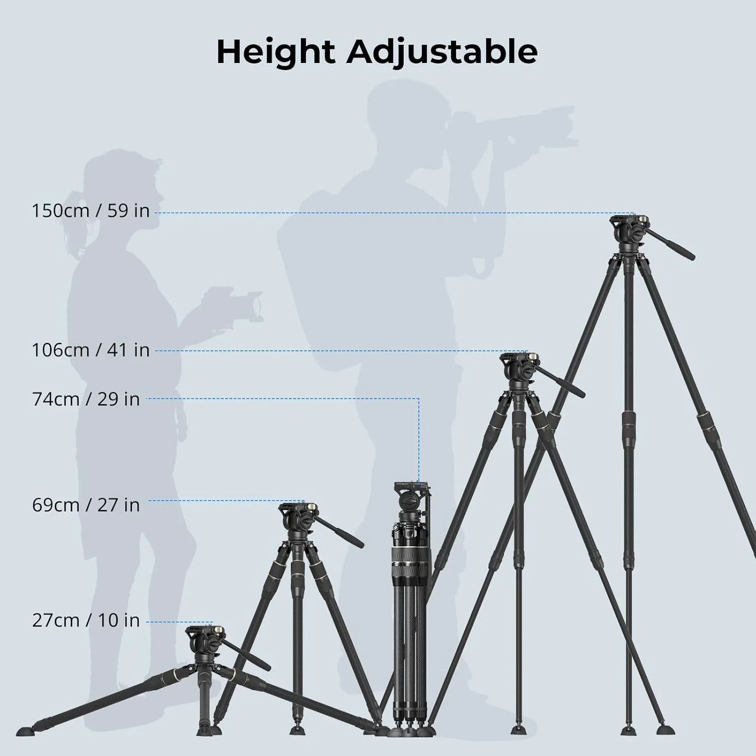 کیت سه پایه فیبر کربنی SmallRig مدل FT-S303 4643 کیت سه پایه فیبر کربنی SmallRig مدل FT-S303 4643